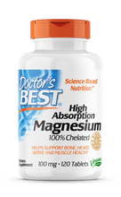 Load image into Gallery viewer, Doctor's Best High Absorption Magnesium 100% Chelated