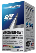 Load image into Gallery viewer, GAT SPORT - Mens Multi + Test Multivitamin with Testosterone Support