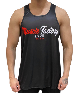 Muscle Factory 2770 Logo Singlet Dri-FIT Technology - Fast Dry Gym Training Supplements